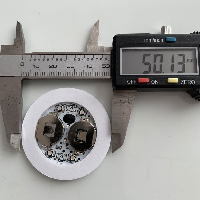 L'autocollant de la bouteille LED de caboteur allume l'ODM avec le matériel de carte PCB de la batterie 2×CR1220 2