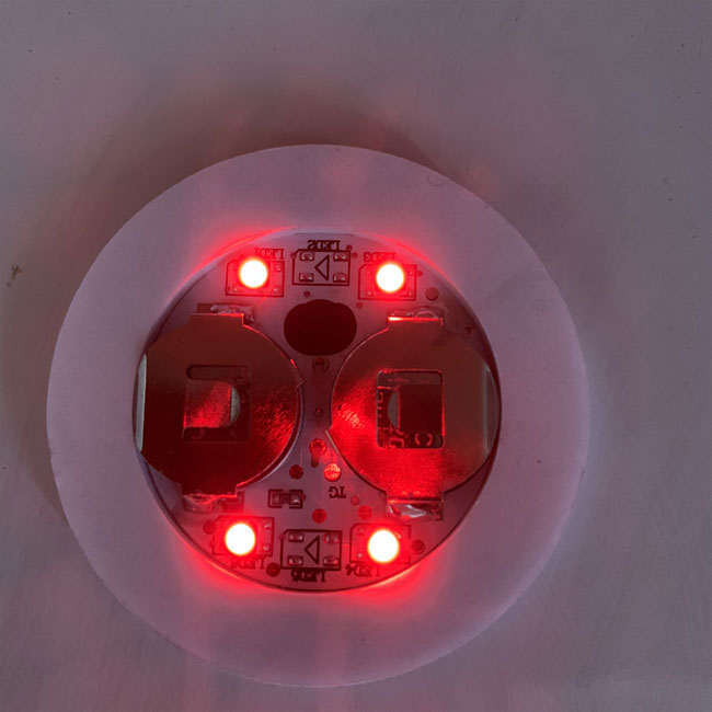L'autocollant de la bouteille LED de caboteur allume l'ODM avec le matériel de carte PCB de la batterie 2×CR1220 7