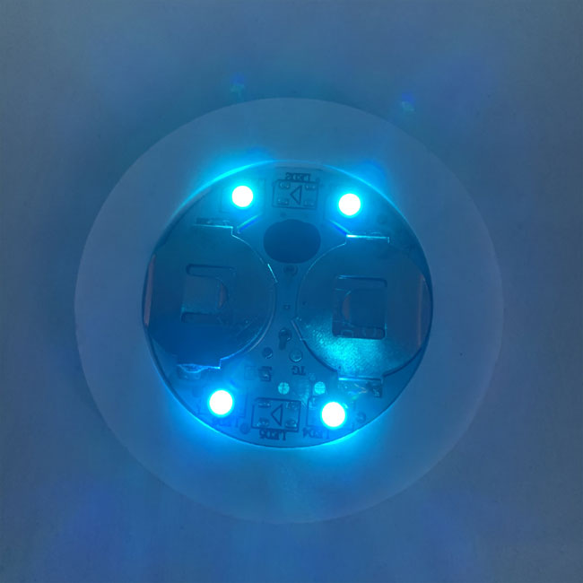 L'autocollant de la bouteille LED de caboteur allume l'ODM avec le matériel de carte PCB de la batterie 2×CR1220 8