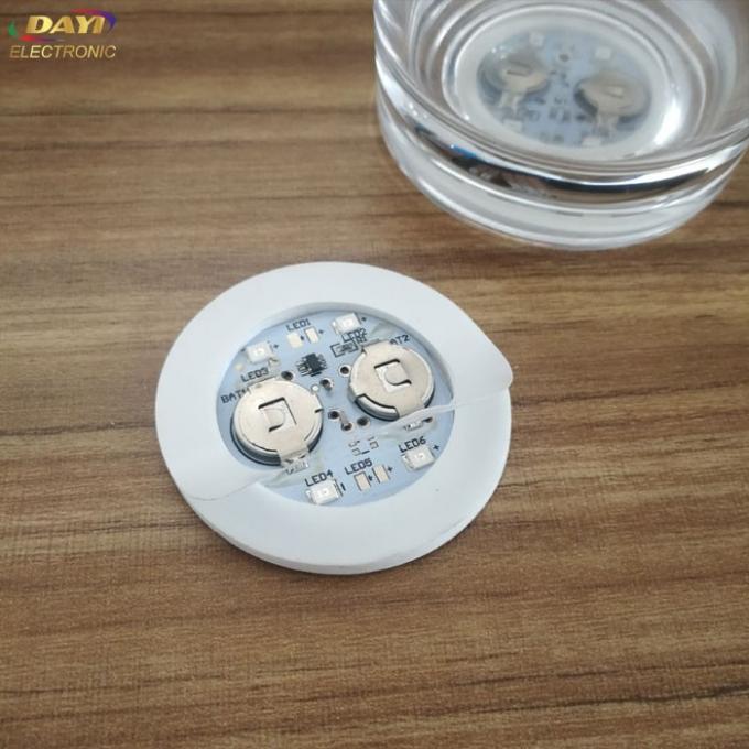 L'autocollant de la bouteille LED de caboteur allume l'ODM avec le matériel de carte PCB de la batterie 2×CR1220 10