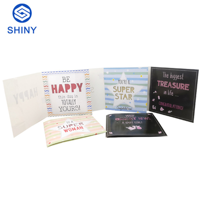 Fait sur commande carte de voeux le cadeau d'anniversaire de la meilleure qualité personnalisé avec le cadeau d'enveloppes