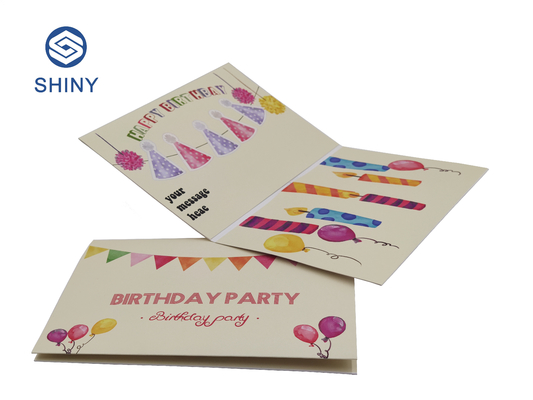 Les cartes de voeux enregistrables d'ODM d'OEM vous remercient de Noël d'anniversaire