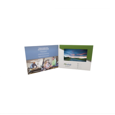 Carte visuelle promotionnelle de brochure d'affichage à cristaux liquides d'ODM 1GB 1024*600 pour le marketing