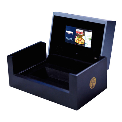 Mémoire visuelle du noir 7inch 256MB de boîte-cadeau d'écran d'affichage à cristaux liquides de présentation pour le souvenir
