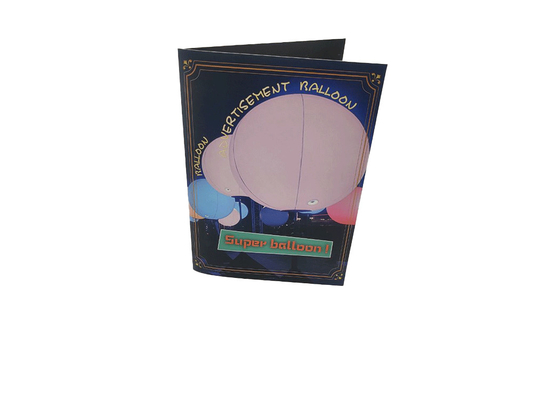 Sain enregistrable carte de voeux l'impression de la taille CMYK de 21×14.8cm