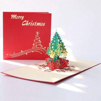 Bruit de l'impression offset 3D la taille de Noël 15cm×15cm×10.7cm de cartes de voeux