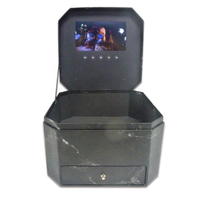 Boîte-cadeau visuel d'écran d'affichage à cristaux liquides d'ODM USB 7inch Autoplaying pour des affaires de publicité